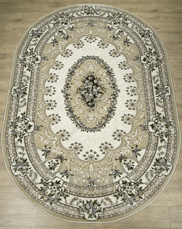 Ковер российский 22417-29766 Круиз (Хит-сет, бежевый) овальный