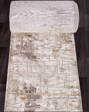 Ковер турецкий 03705A Karmen Hali (PP Heatset Высокоплотный, бежевый)