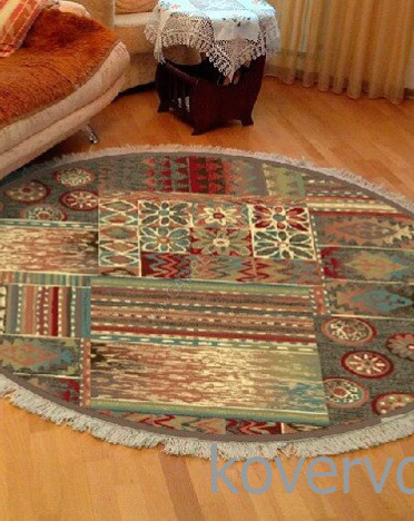 Ковер бельгийский 38406-7292-71 Genova (Вискоза, зеленый)