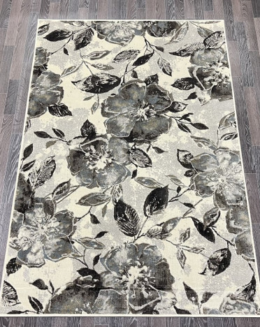 Ковер бельгийский 897286959 Matrix (Вискоза, серый, кремовый)