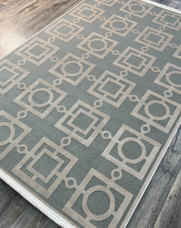 Ковер персидский 4149 Paris (Бамбуковый шелк, серый)