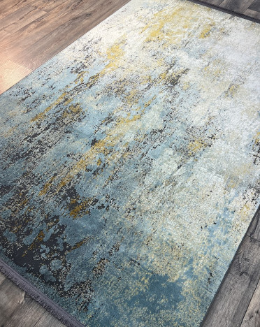 Ковер персидский 4146 Paris (Бамбуковый шелк, синий)