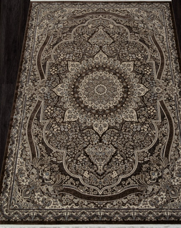 Ковер российский D415 DOLCE (PP Heatset Высокоплотный, коричневый)