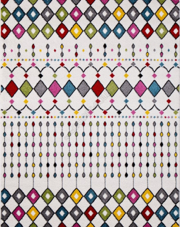 Ковер российский C106 RIO (Фризе, кремовый)