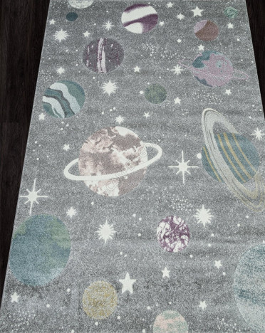 Ковер российский F271 SOFIT (Фризе, серый)