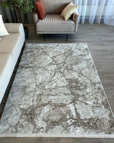 Ковер турецкий NP-371 Марсель (Полиэстер, бежевый)