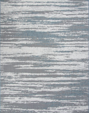 Ковер российский S143 KAIR (Полипропилен, серый, голубой)