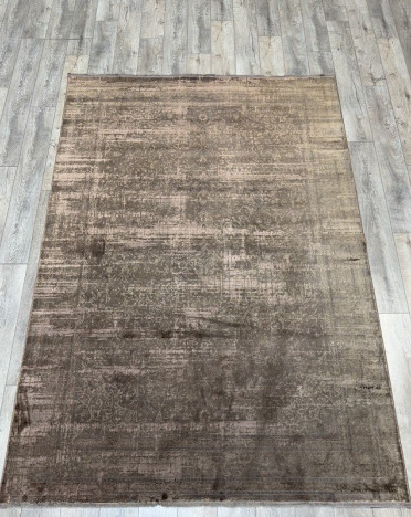 Ковер турецкий B212K2 MONZA (Акрил, Эвкалиптовый шелк, серый, коричневый)