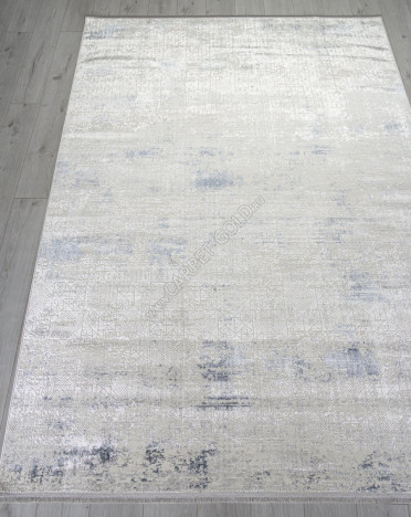 Ковер турецкий 32590C SHINE (Полиэстер, серый, кремовый)