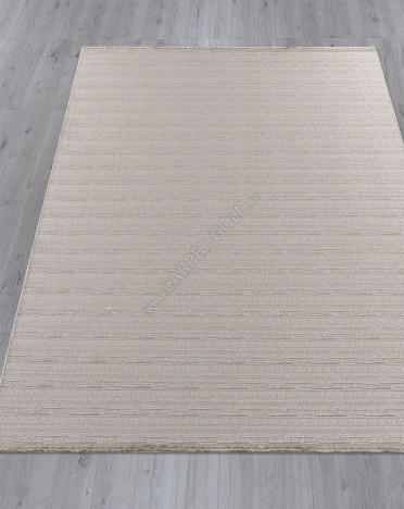 Турецкий ковер Turcia MODEL 09634 (Полиэстер, кремовый)