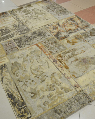 Ковер бельгийский 792844848 Sundance Sunset (PP Heatset Высокоплотный, серый)