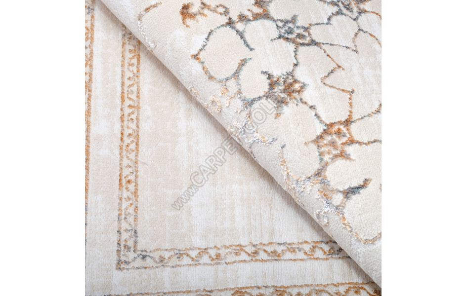 Ковер 4417A ЦВЕТ BEJ FLOS / BEJ FLOS Oval