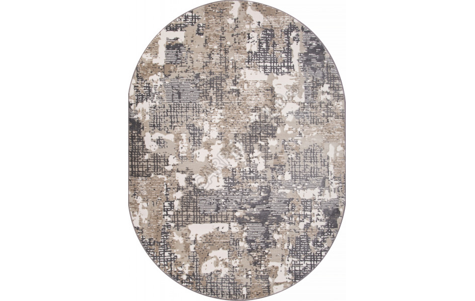Ковер D737 - CREAM - Овал - коллекция ATLANTIS