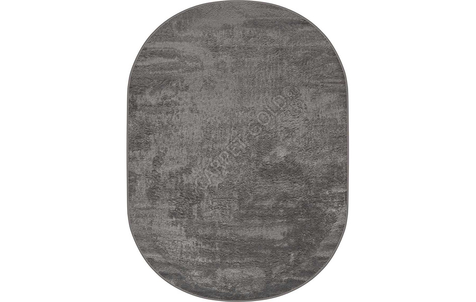Ковер белорусский Шегги Микрофибра 11001 OVAL 66 овальный