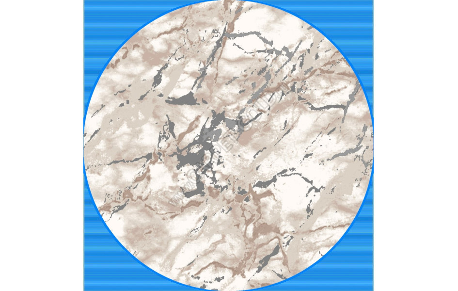 Ковер 03819A - GREY / BROWN - Круг - коллекция ARMINA