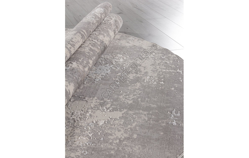 Ковер F477 - GRAY-BEIGE - Овал - коллекция LIMAN