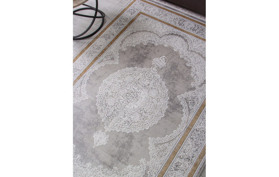 Ковер 26162A - GREY / WHITE - Прямоугольник - коллекция ANATOLIA