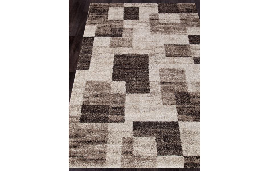 Ковер с длинным ворсом из синтетики PLATINUM T635 - BEIGE